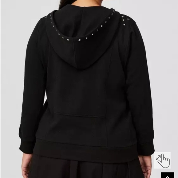 SOLD Torrid Fleece studded jacket - Picture 2 of 4